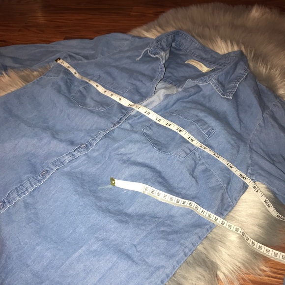 *SALE* Denim Button Down - Picture 3 of 4